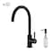 Kibi Lowa Single Handle Bar Sink Faucet with Soap Dispenser C-KKF2001MB-KSD100MB - alternate 1